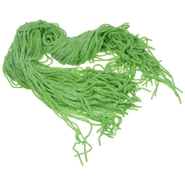 Gustaf's Sour Green Apple Licorice Laces: 2LB Bag