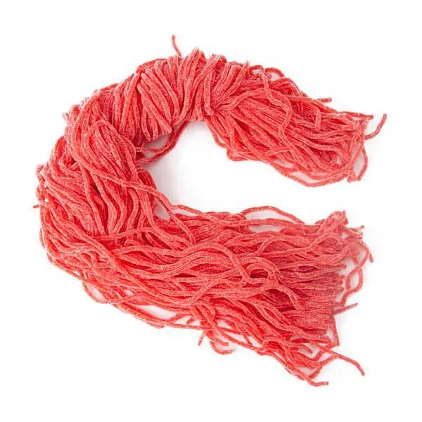 Gustaf's Sour Strawberry Licorice Laces: 2LB Bag