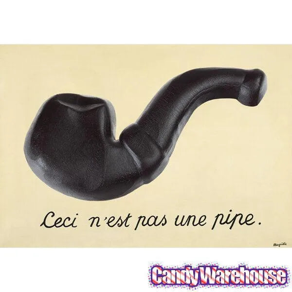 Guststaf's Black Licorice Pipes Candy: 1KG Bag