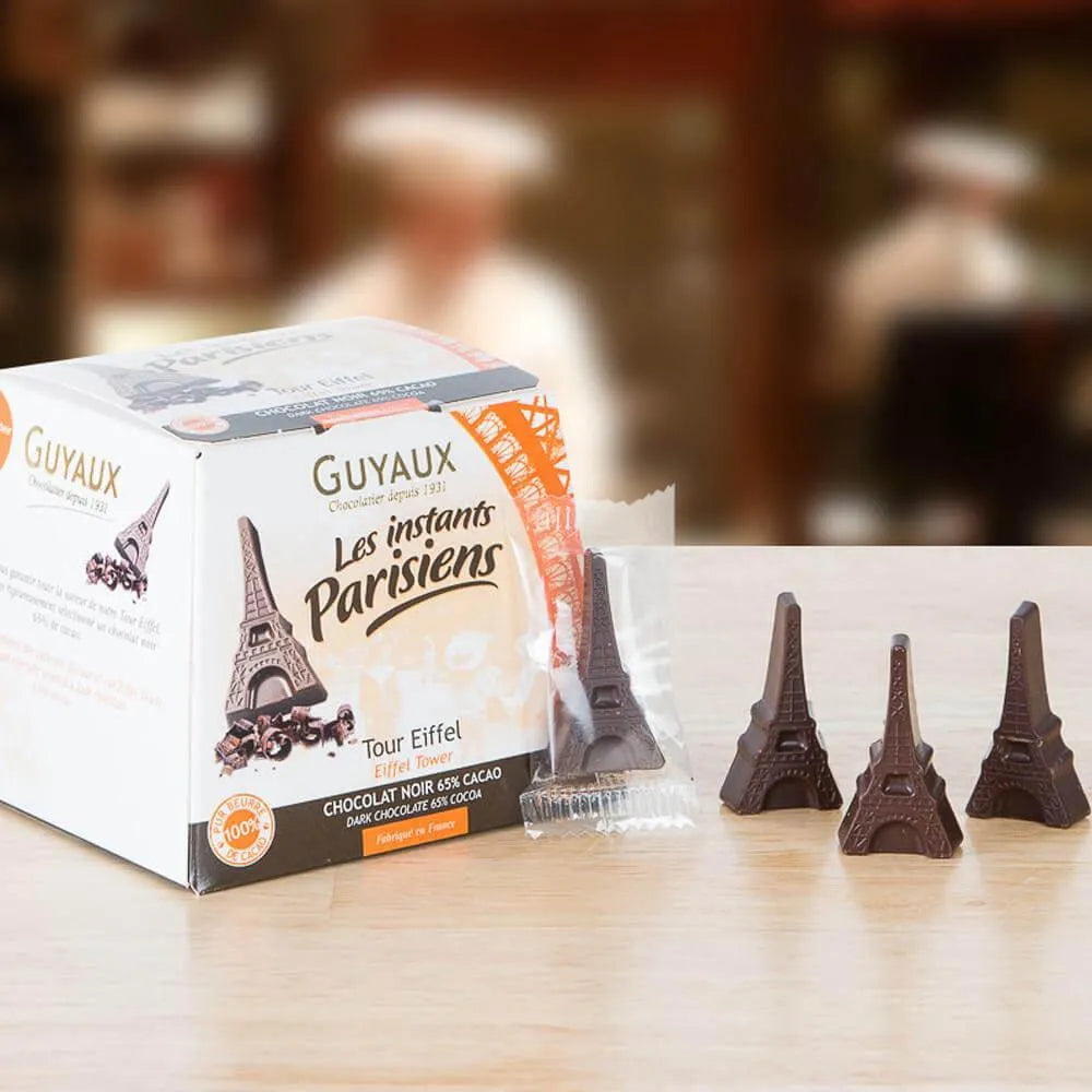 Guyaux Dark Chocolate Eiffel Towers: 23-Piece Box