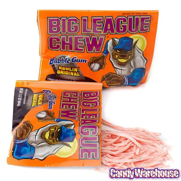 Halloween Big League Chew Bubble Gum Packs: 12-Piece Box