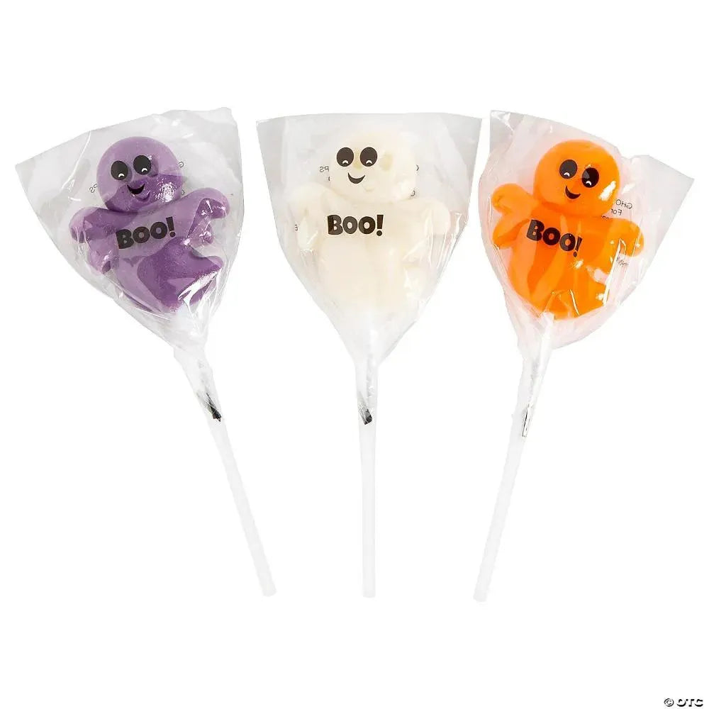 Halloween Ghost Suckers: 12-Piece Box