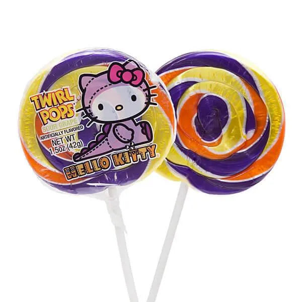 Halloween Hello Kitty Swirl 1.5-Ounce Twirl Pops: 24-Piece Display