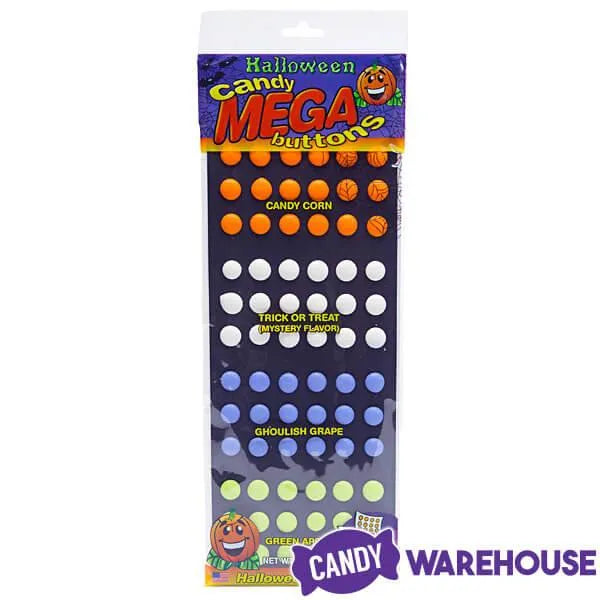 Halloween Mega Candy Buttons Sheets: 2-Piece Pack