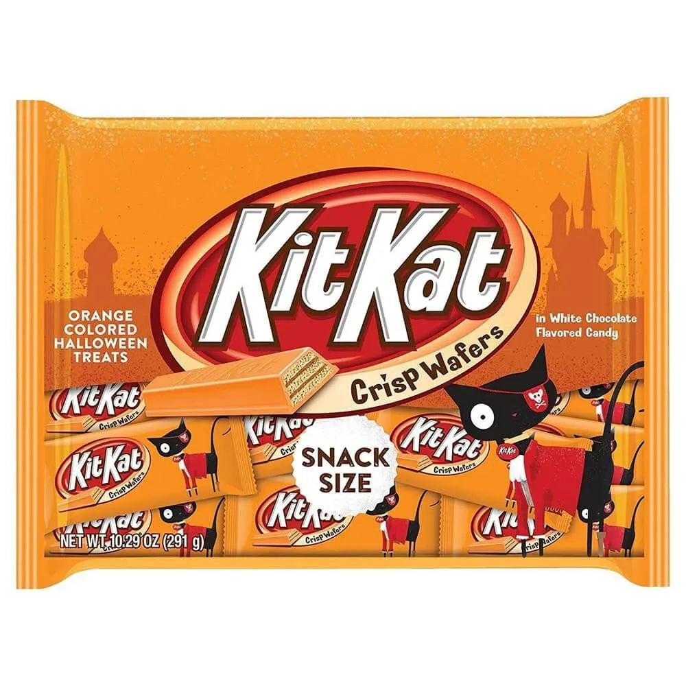 Halloween Orange Kit Kat Snack Size Candy Bars: 20-Piece Bag