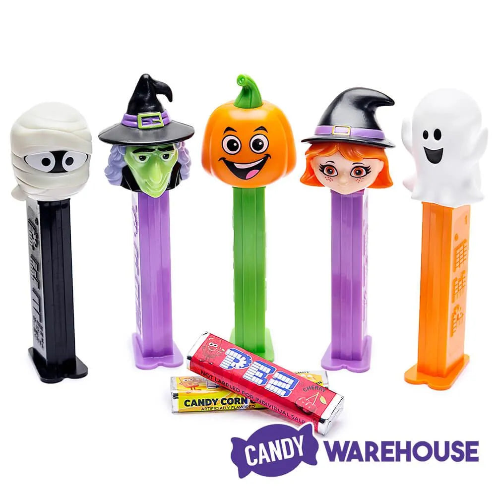 Halloween PEZ Candy Packs: 12-Piece Display