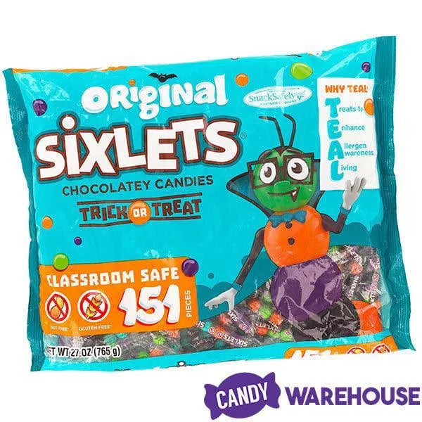 Halloween Sixlets Candy Packets: 151-Piece Bag