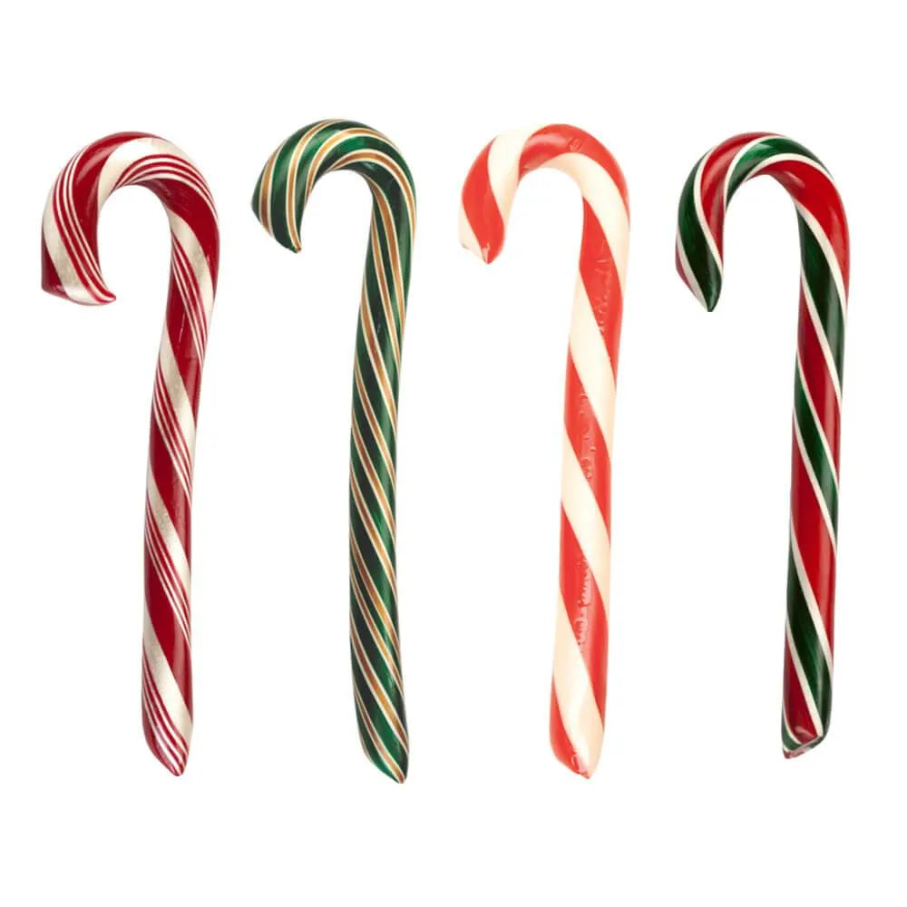 Hammond's Handcrafted Assorted Candy Canes: 48-Piece Box