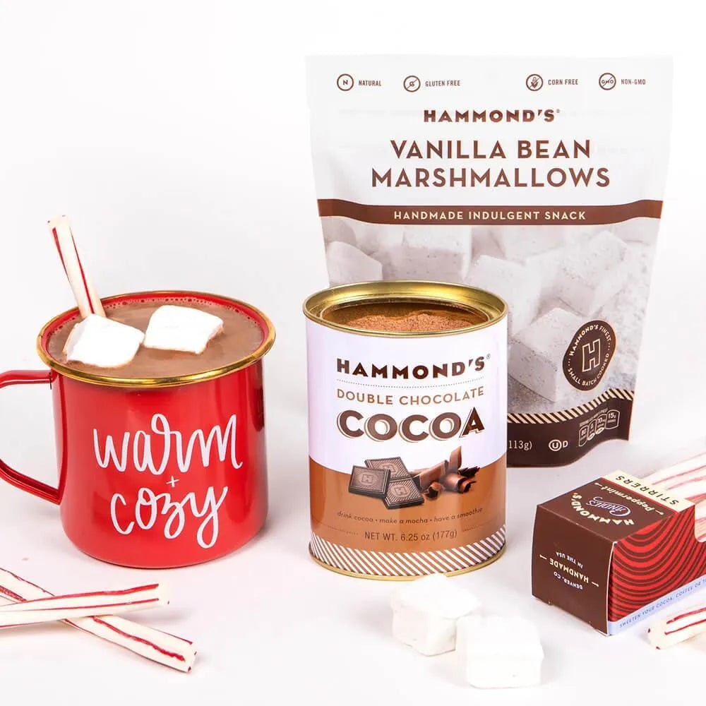 Hammond's Natural Peppermint Cocoa Stirrers: 3.75-Ounce Box