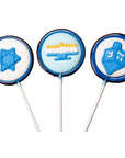 Hanukkah Hard Candy Lollipops: 12-Piece Pack