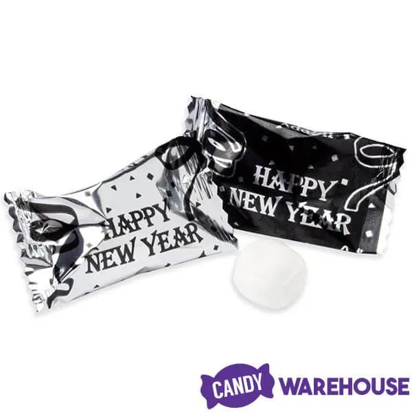 Happy New Year Wrapped Buttermint Creams: 1000-Piece Case