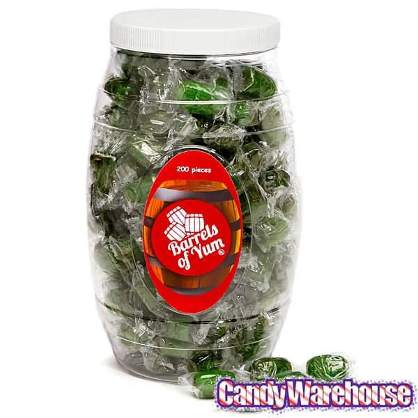 Hard Candy Barrels - Pickle: 200-Piece Barrel Jar