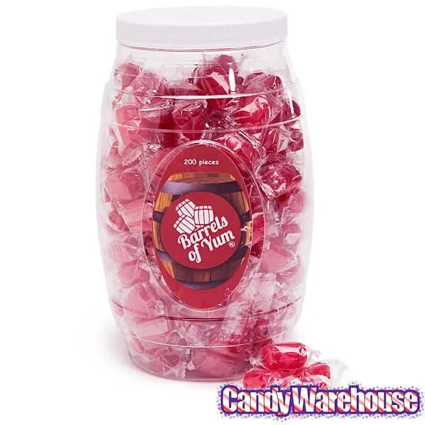 Hard Candy Barrels - Red Hot Cinnamon: 200-Piece Barrel Jar