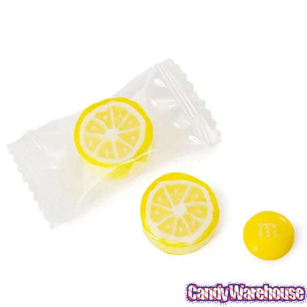 Hard Candy Fruit Slices - Lemon: 1KG Bag