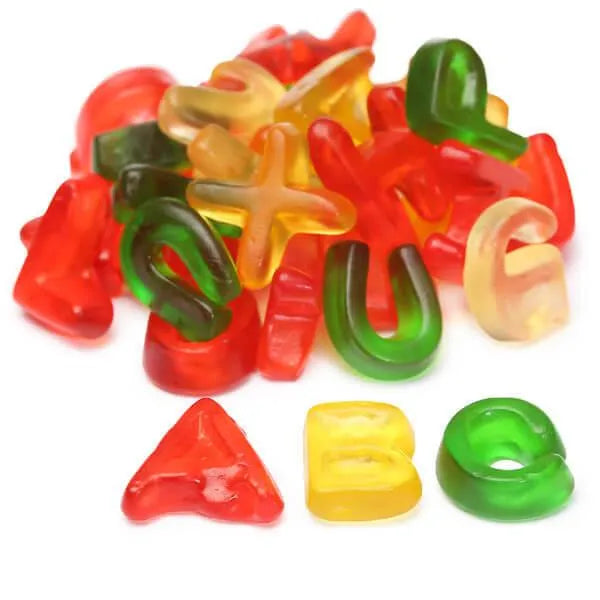 Haribo Gummy Alphabet Letters: 3.75LB Box