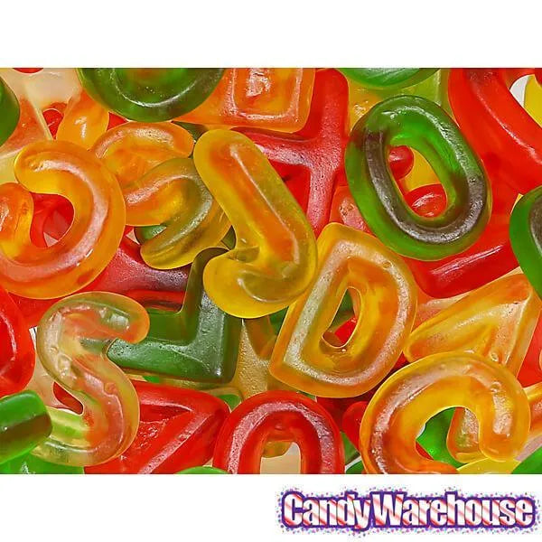 Haribo Gummy Alphabet Letters: 3.75LB Box