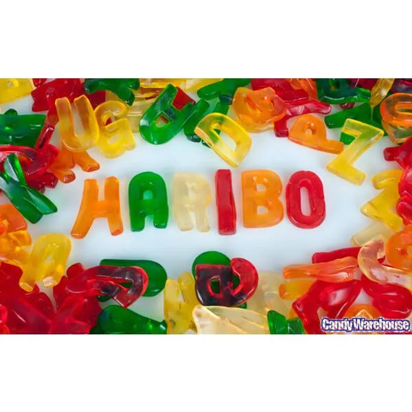 Haribo Gummy Alphabet Letters: 3.75LB Box