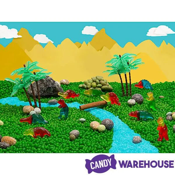 Haribo Gummy Dinosaurs Candy: 100-Piece Jar