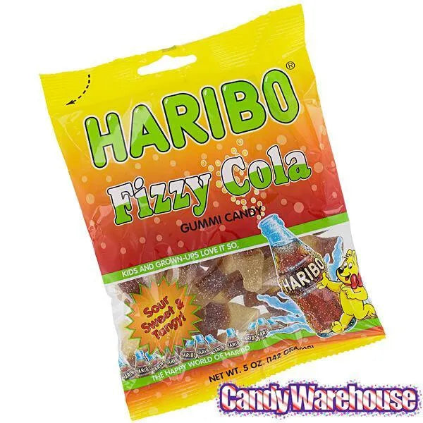 Haribo Gummy Fizzy Cola Bottles Candy: 3.75LB Box