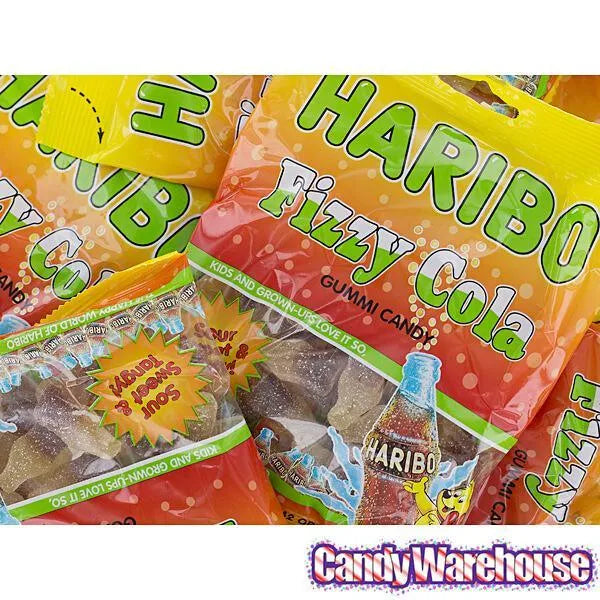 Haribo Gummy Fizzy Cola Bottles Candy: 3.75LB Box