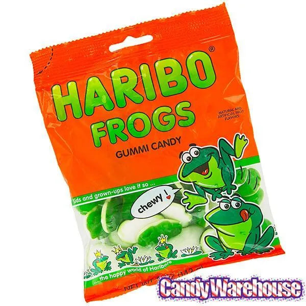 Haribo Gummy Frogs Candy: 3.75LB Box