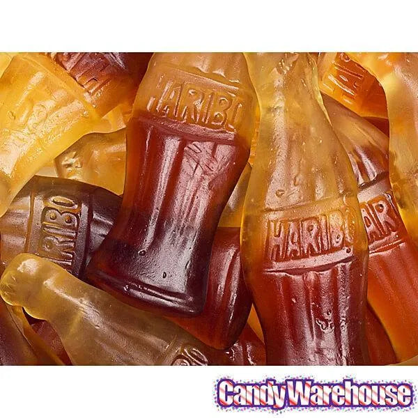 Haribo Gummy Giant Cola Bottles: 5LB Bag