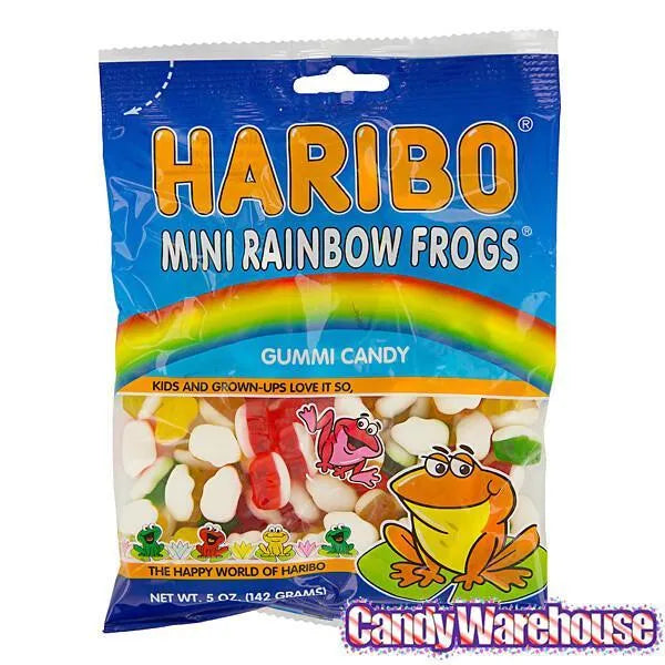 Haribo Gummy Mini Frogs: 3.75LB Box