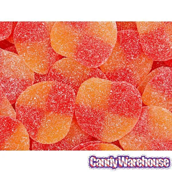 Haribo Gummy Peaches Candy: 5LB Bag