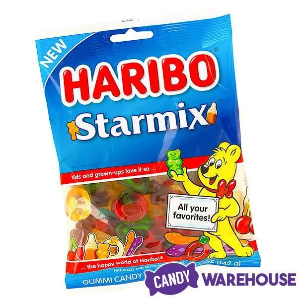 Haribo Gummy Starmix Candy: 3.75LB Box