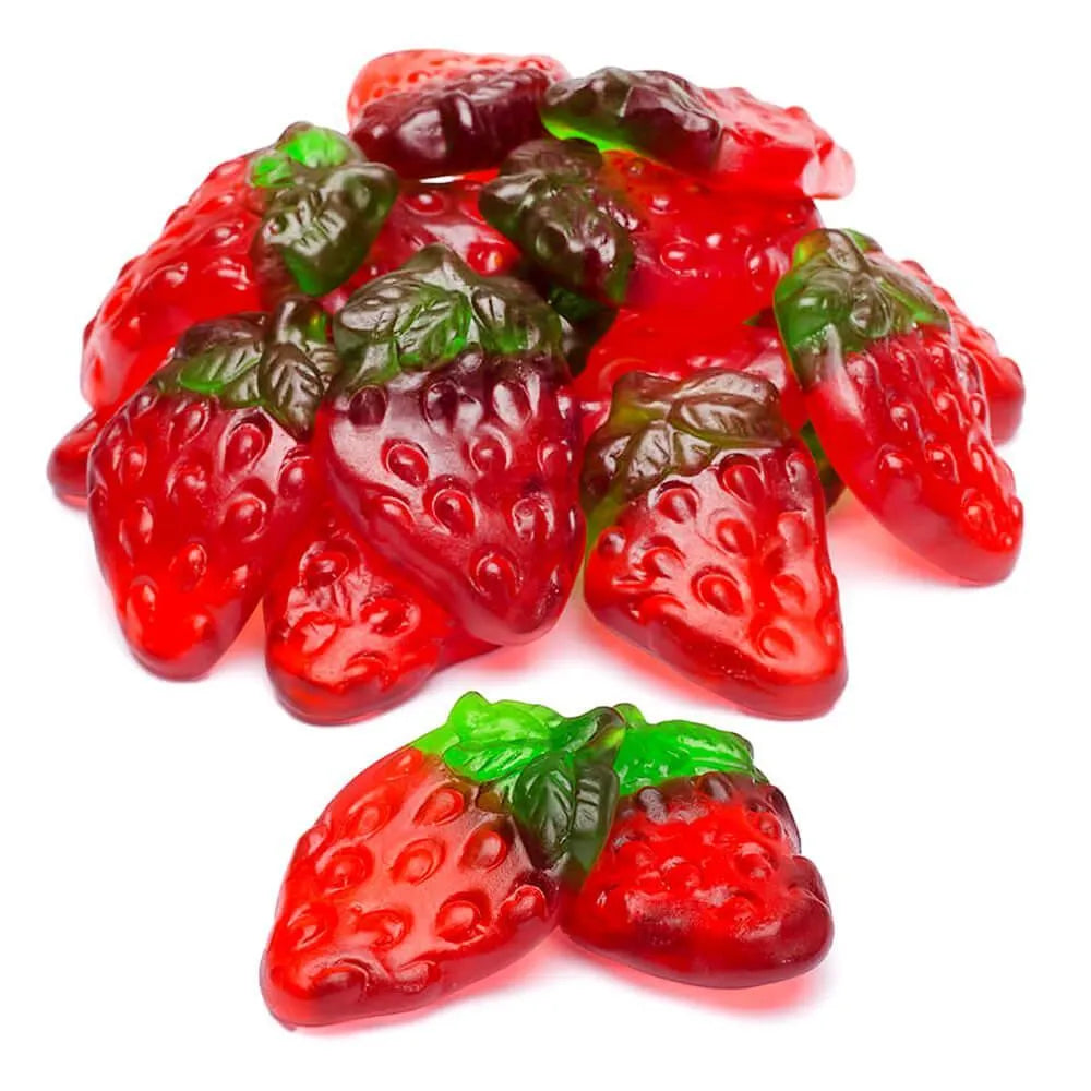 Haribo Gummy Strawberries Candy: 5LB Bag