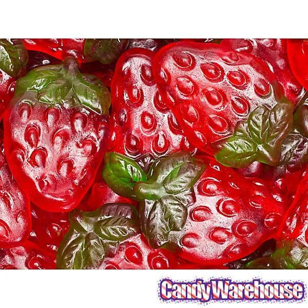 Haribo Gummy Strawberries Candy: 5LB Bag