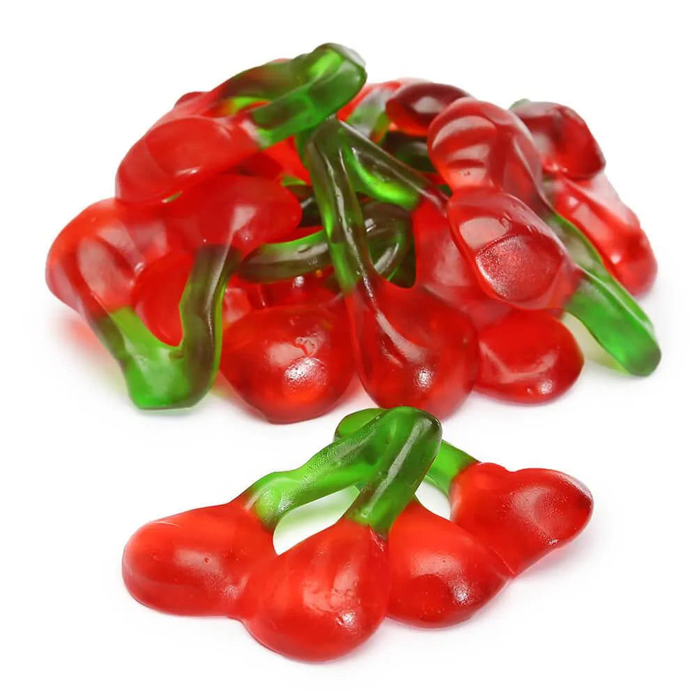 Haribo Gummy Twin Cherries Candy: 5LB Bag