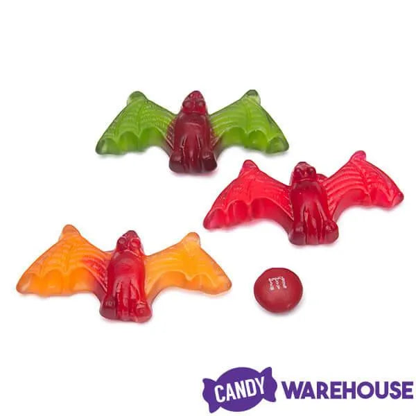 Haribo Halloween Sour Vampire Bats Gummy Candy: 3LB Box