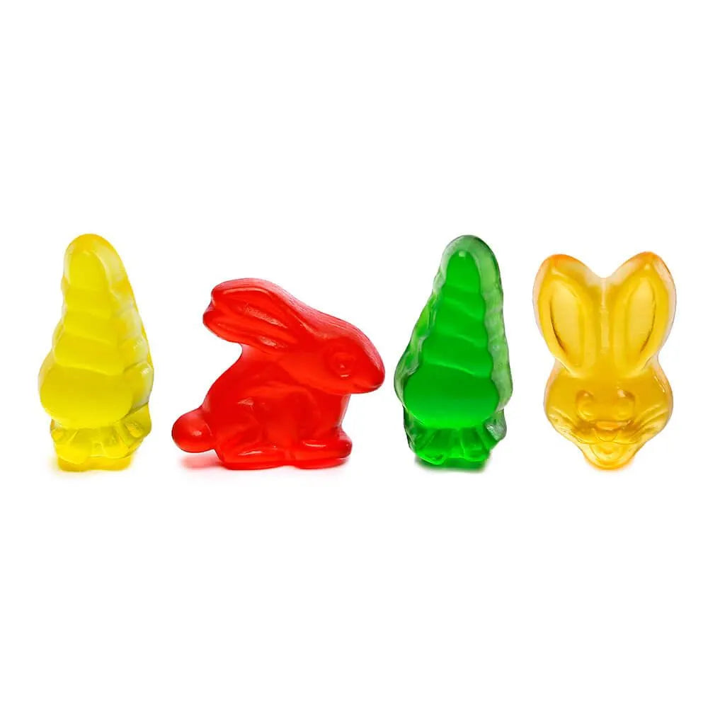 Haribo Happy Hoppers Bunnies and Carrots Gummy Candy: 3LB Box