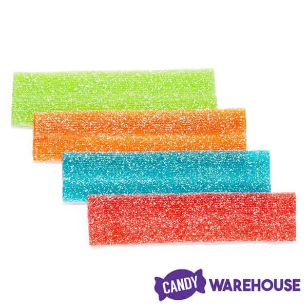 Haribo Zing Sour Streamers Gummy Candy Belts: 3LB Box