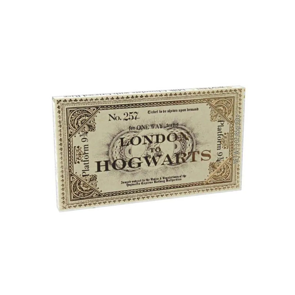 Harry Potter Platform 9 3⁄4 Ticket Milk Chocolate with Crisped Rice Candy Bar: 24-Piece Case