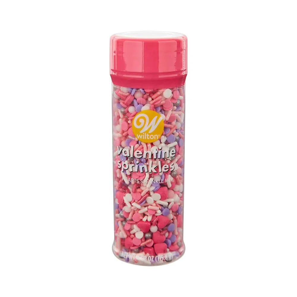 Hearts and Jimmies Mix Sprinkles: 4-Ounce Bottle