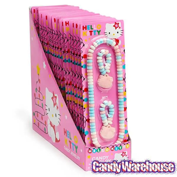 Hello Kitty Candy Jewelry Packs: 24-Piece Display