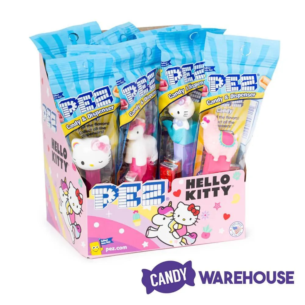 Hello Kitty PEZ Candy Packs: 12-Piece Display