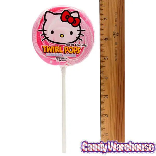 Hello Kitty Swirl 1.5-Ounce Twirl Pops: 24-Piece Display