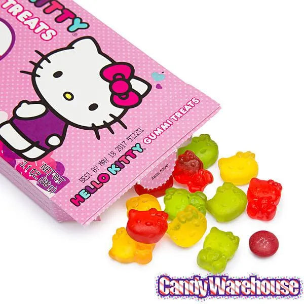 Hello Kitty Valentine Gummy Treats Candy Theater Size Packs: 12-Piece Box