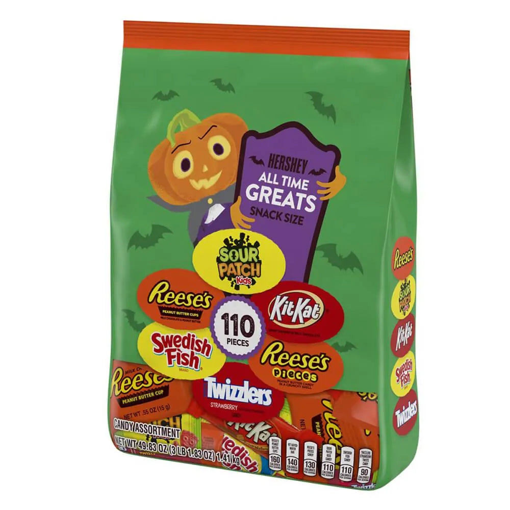 Hershey's All Time Greats Chocolate and Sweets: 110-Piece Bag