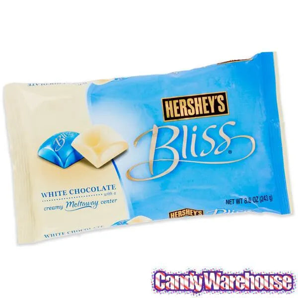 Hershey's Bliss Blue Foiled White Chocolate Squares: 35-Piece Bag