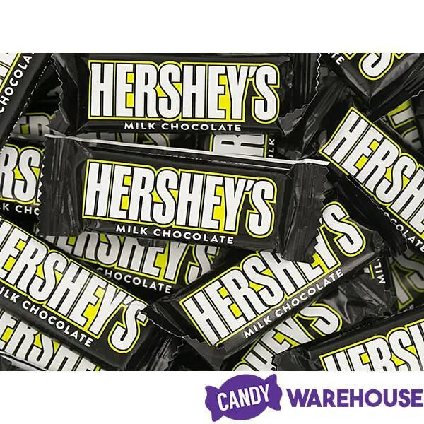 Hershey's Chocolate Glow in the Dark Snack Size Candy Bars: 9.45-Ounce Bag