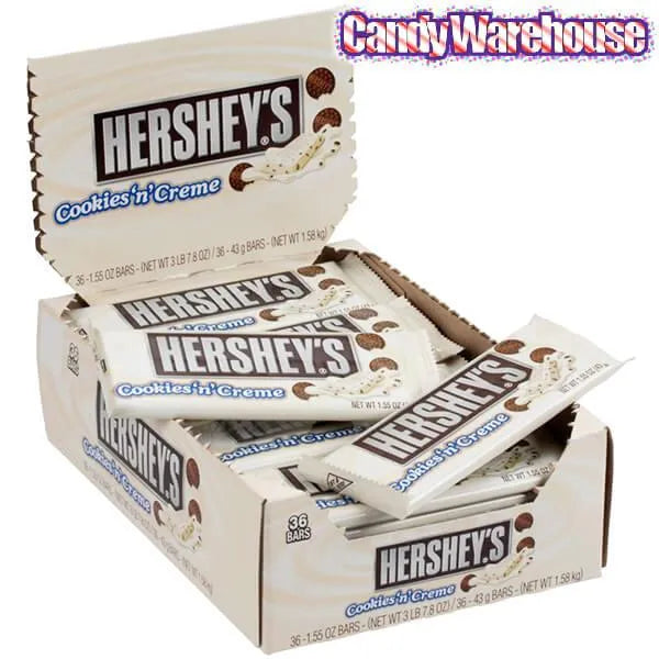 Hershey's Cookies n Cream Candy Bars: 36-Piece Box