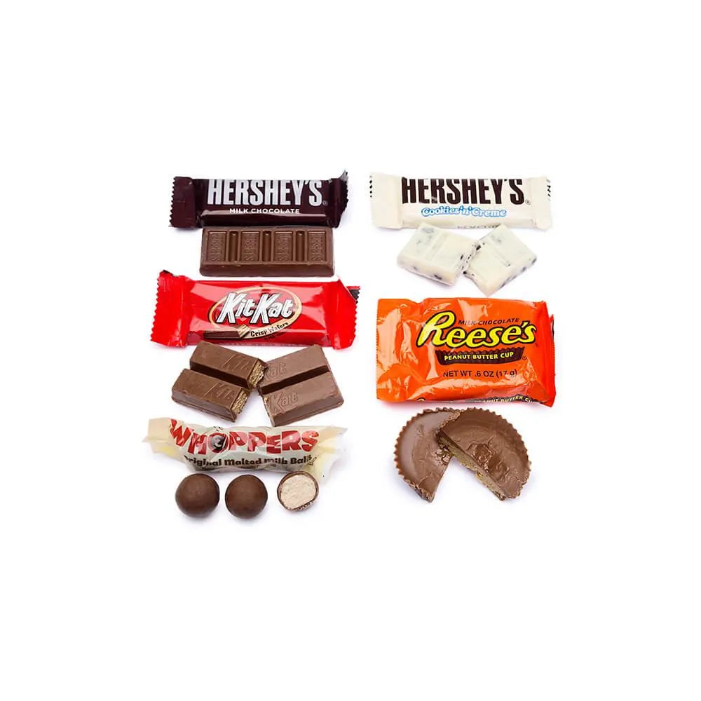 Hershey's Factory Favorites Snack Size Candy Bars: 155-Piece Bag