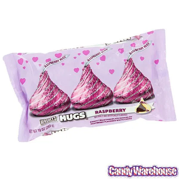 Hershey's Hugs Pink Foiled Raspberry Chocolate Candy: 60-Piece Bag