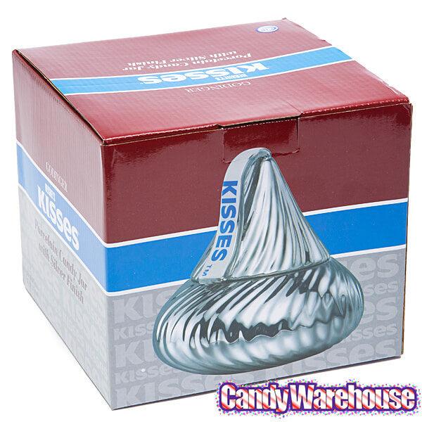 Hershey's Kiss Candy Jar - Silver