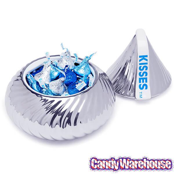 Hershey's Kiss Candy Jar - Silver