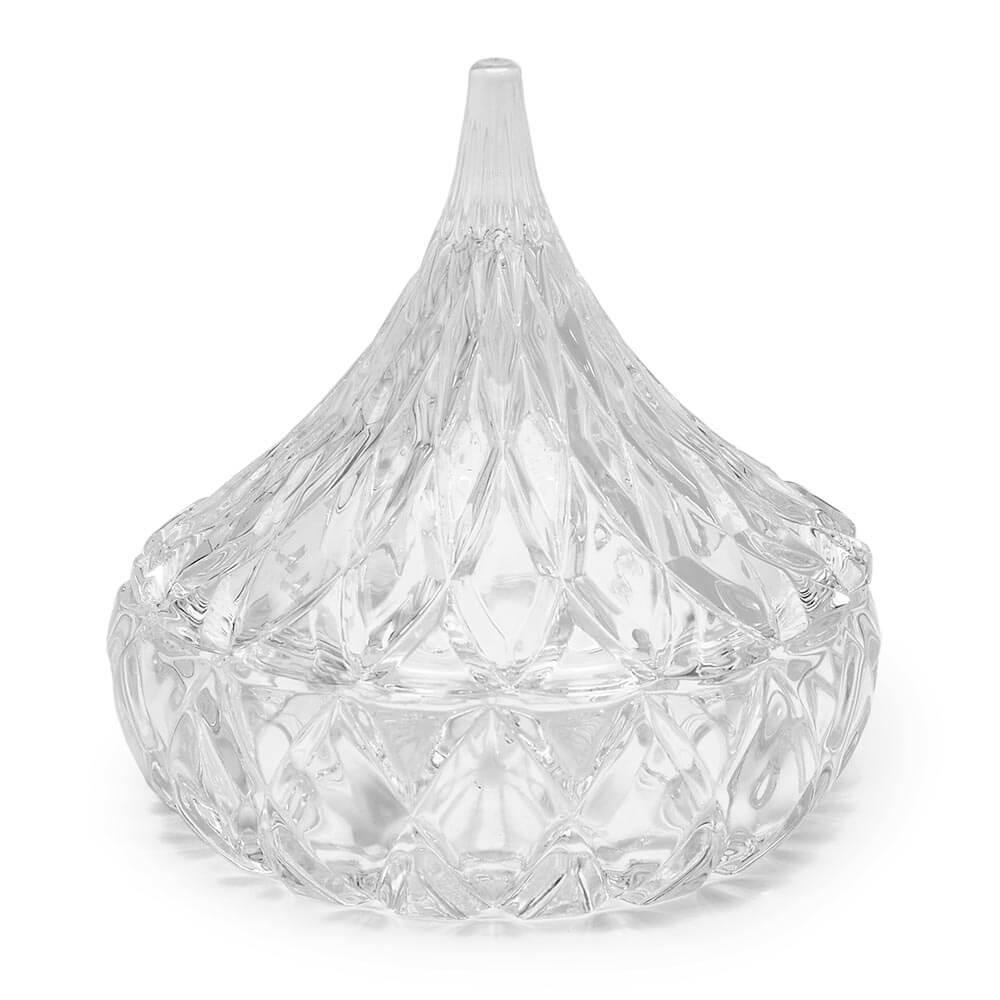 Hershey's Kiss Clear Crystal Candy Dish